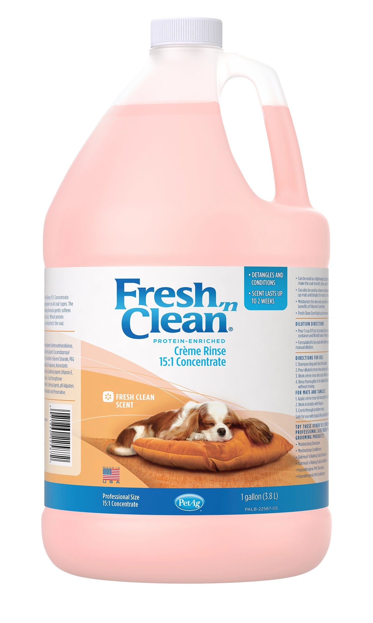 Fresh 'n Clean Creme Rinse 15:1 Concentrate, Classic Fresh Scent