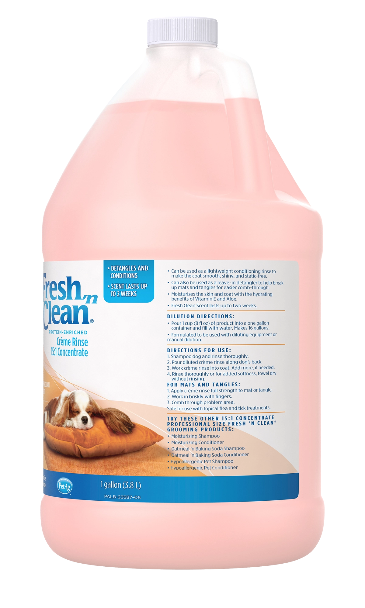 Fresh 'n Clean Creme Rinse 15:1 Concentrate, Classic Fresh Scent