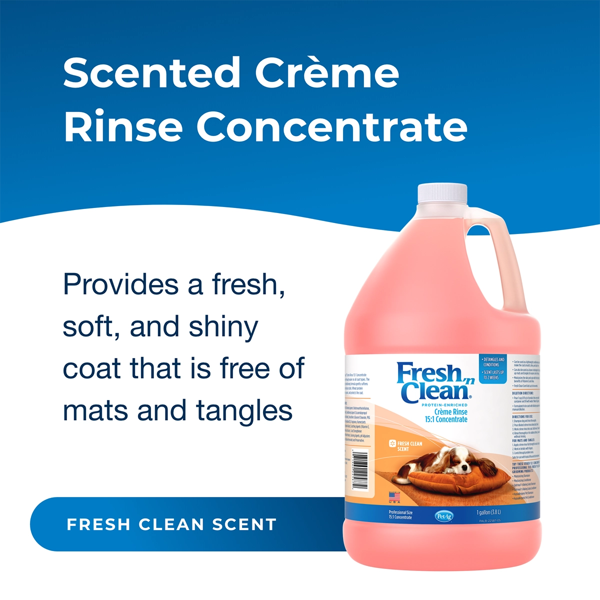 Fresh 'n Clean Creme Rinse 15:1 Concentrate, Classic Fresh Scent