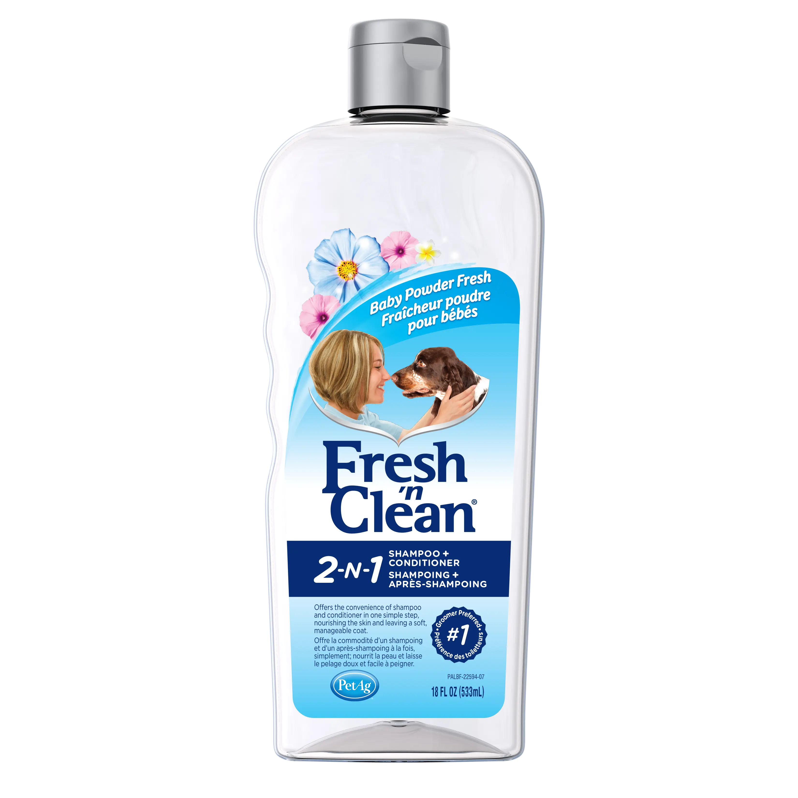 Fresh 'n Clean 2-in-1 Conditioning Shampoo, Baby Powder Scent, 18 oz.