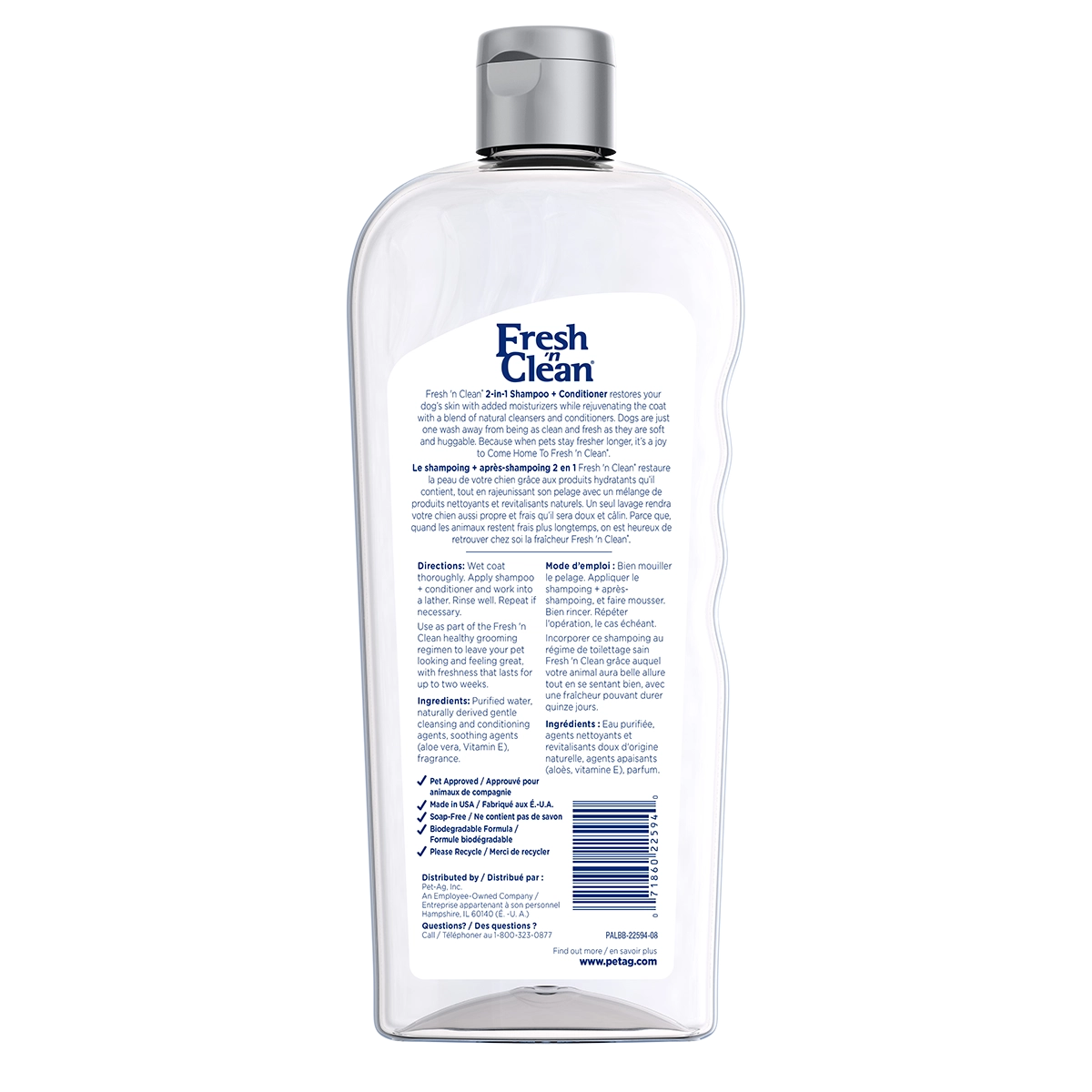 Fresh 'n Clean 2-in-1 Conditioning Shampoo, Baby Powder Scent, 18 oz.