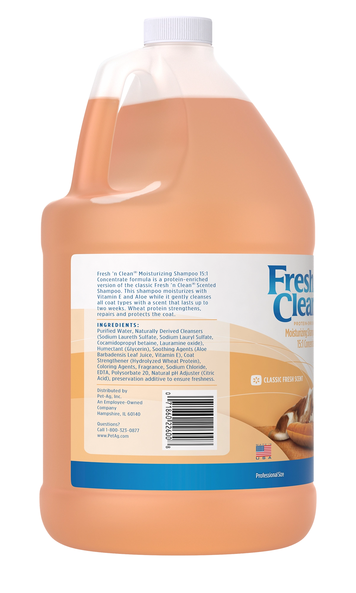 Fresh 'n Clean Moisturizing Shampoo 15:1 Concentrate, Classic Fresh Scent