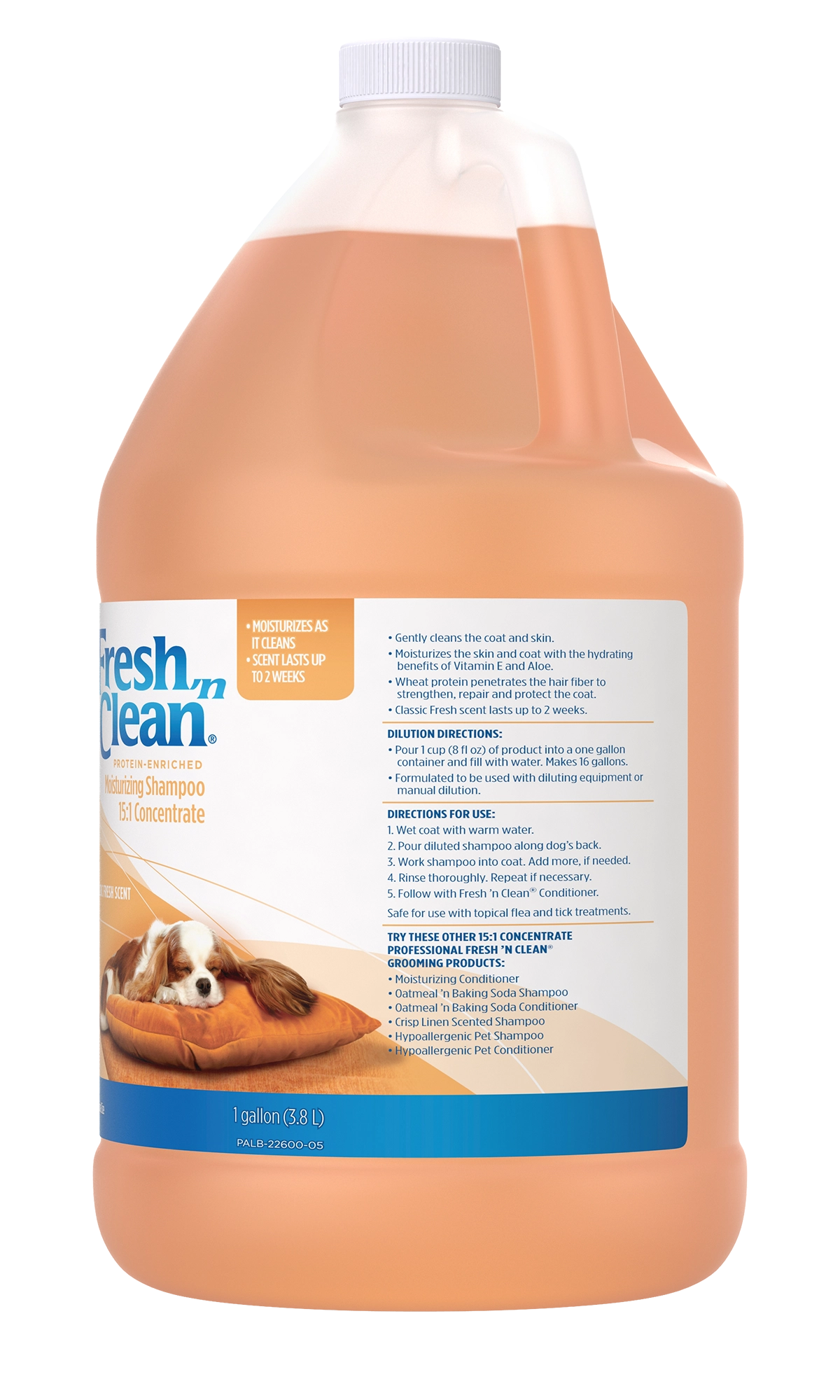 Fresh 'n Clean Moisturizing Shampoo 15:1 Concentrate, Classic Fresh Scent