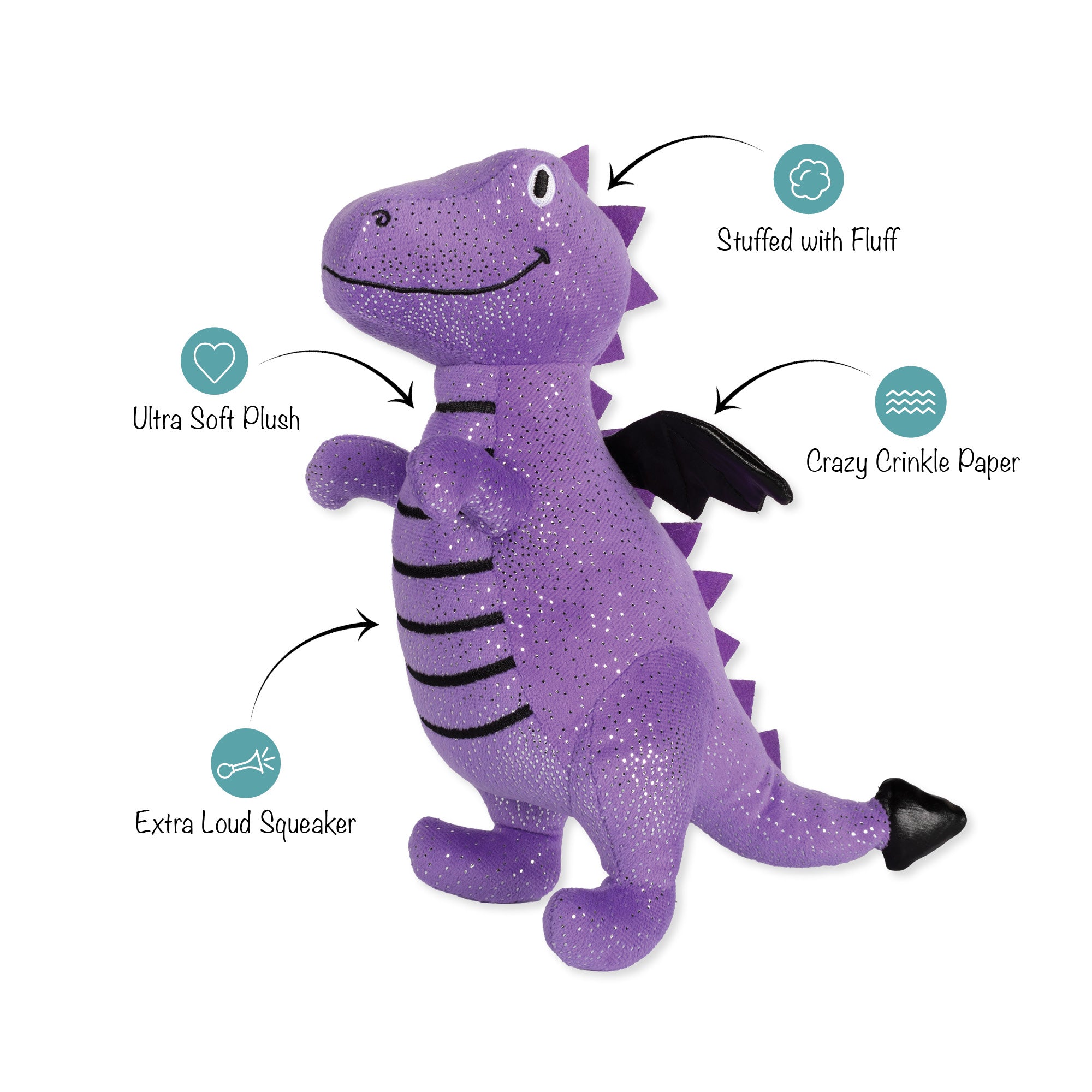 PetShop by Fringe Studio Dont Be A Drag On Plush Dog Oty