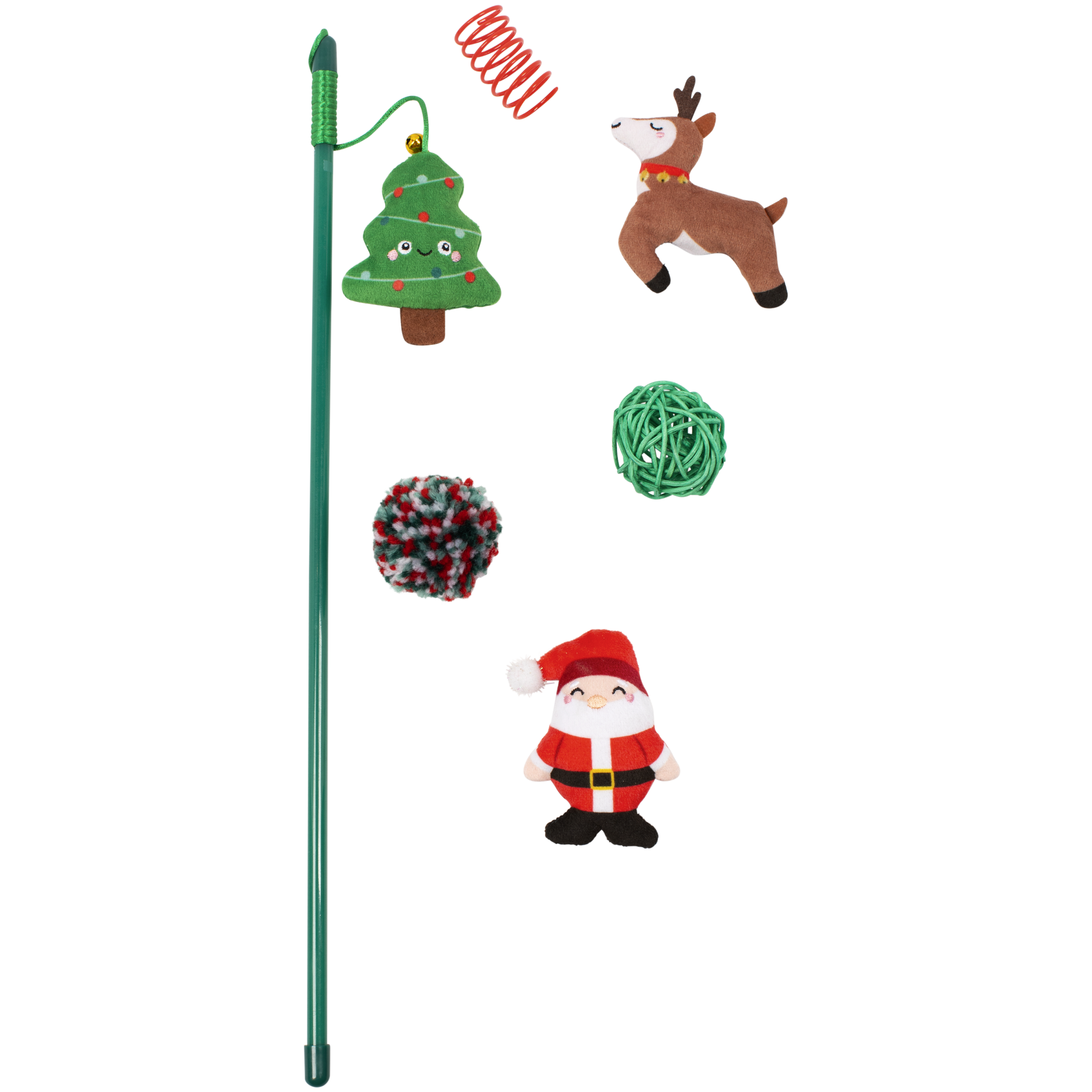 PetShop by Fringe Studio Jingle Joy 6Pc Mltpk Cat Toy Set