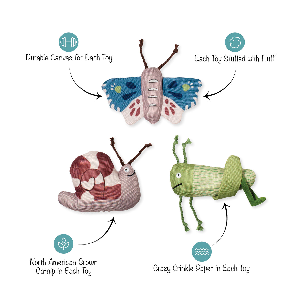 PetShop by Fringe Studio Catch Me If You Can Cat To Set 3pc