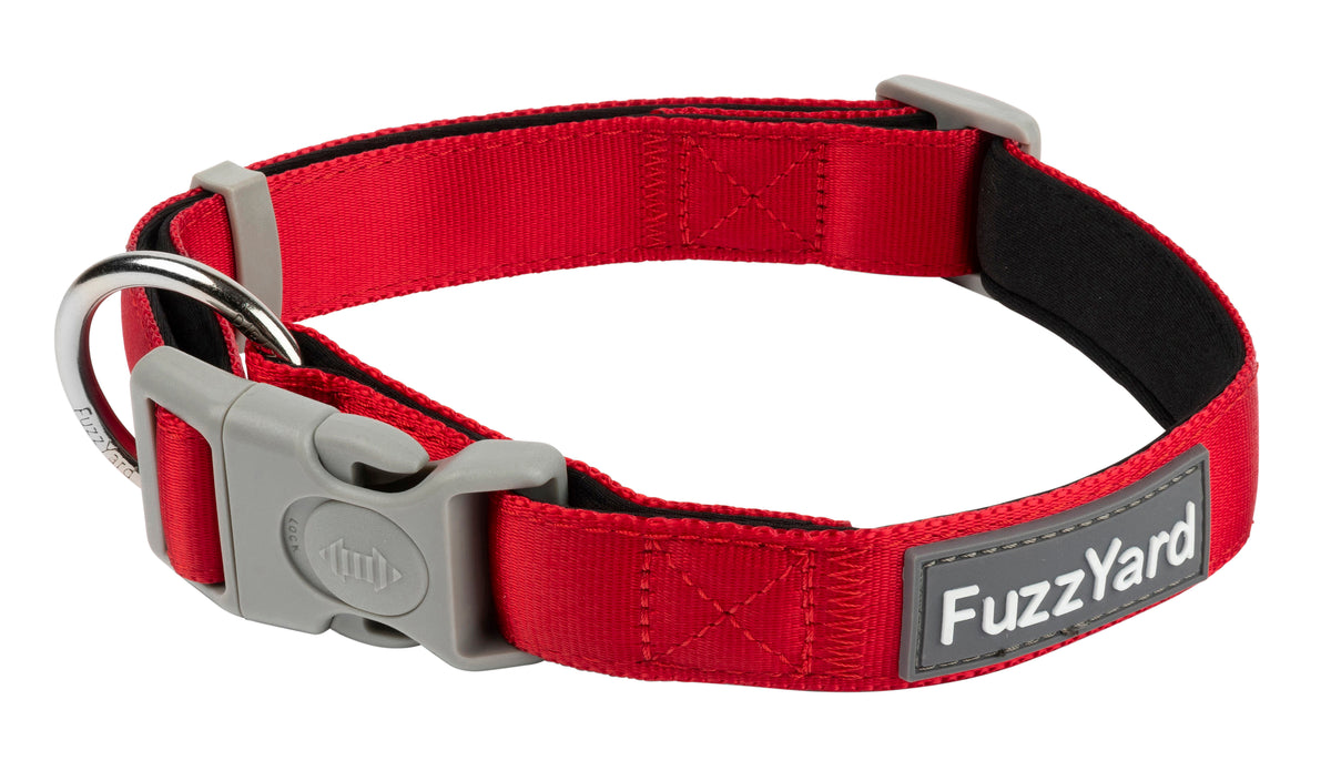 FuzzYard Collar Rebel Red Large