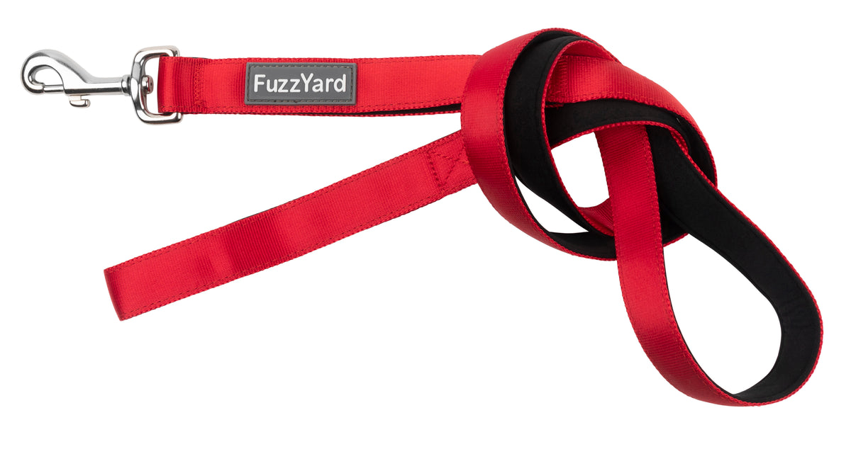 FuzzYard Leash Rebel Red Small