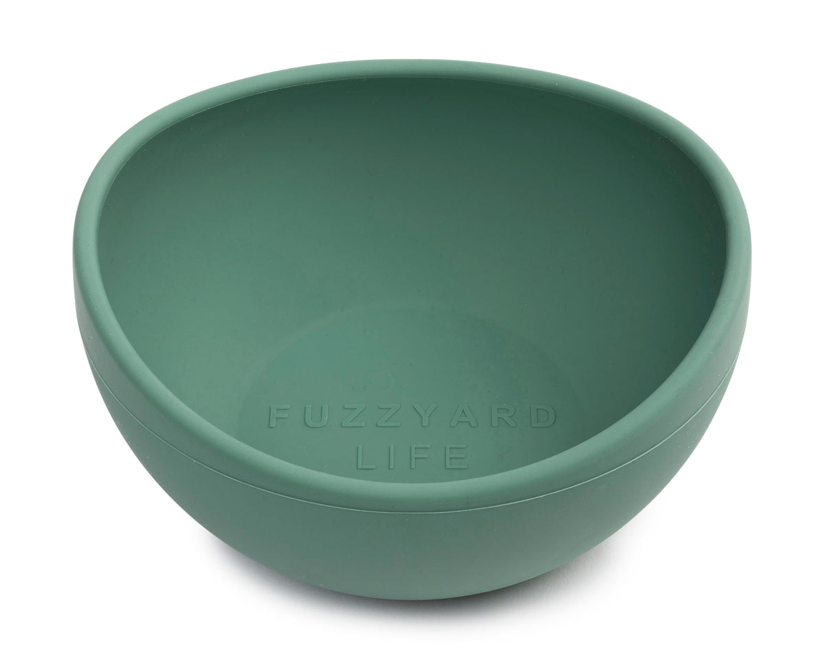 FuzzYard Life Silicone Bowl Myrtle Green S