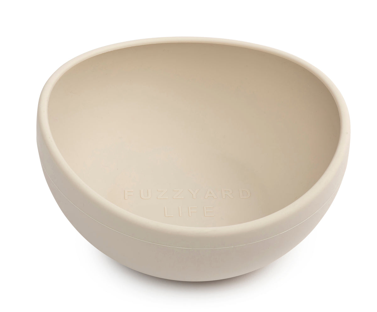 FuzzYard Life Silicone Bowl Sandstone S