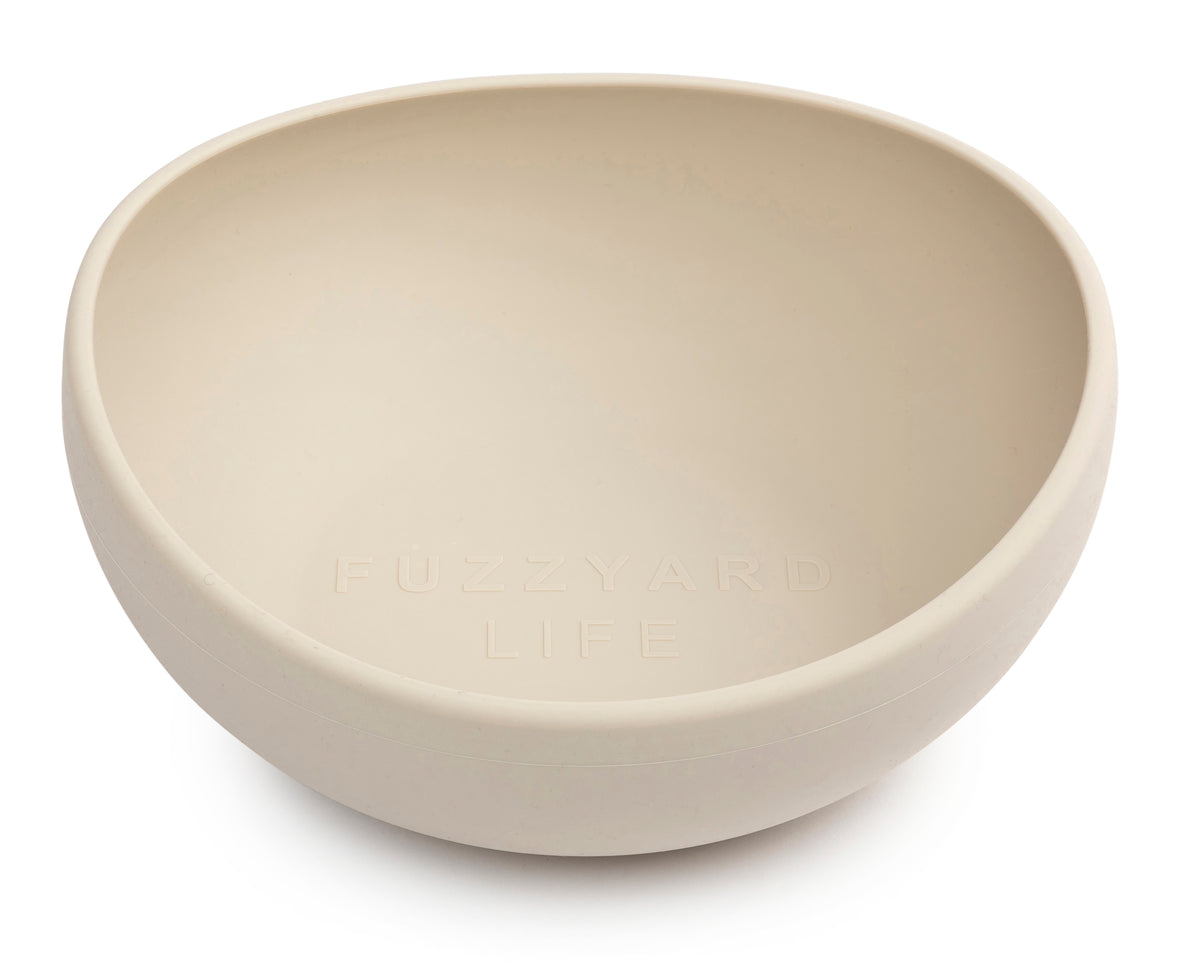 FuzzYard Life Silicone Bowl Sandstone L