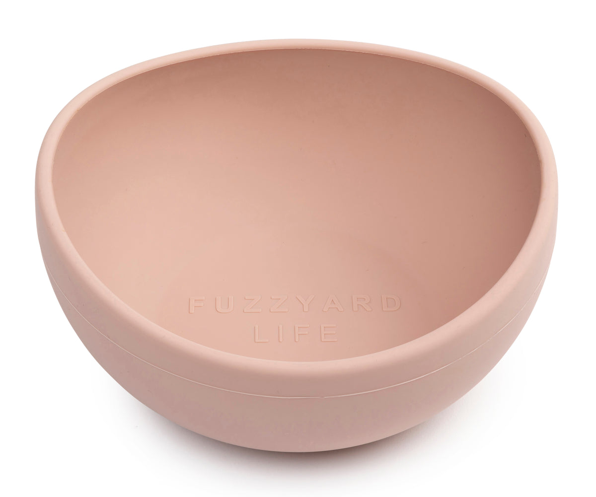 FuzzYard Life Silicone Bowl Soft Blush S
