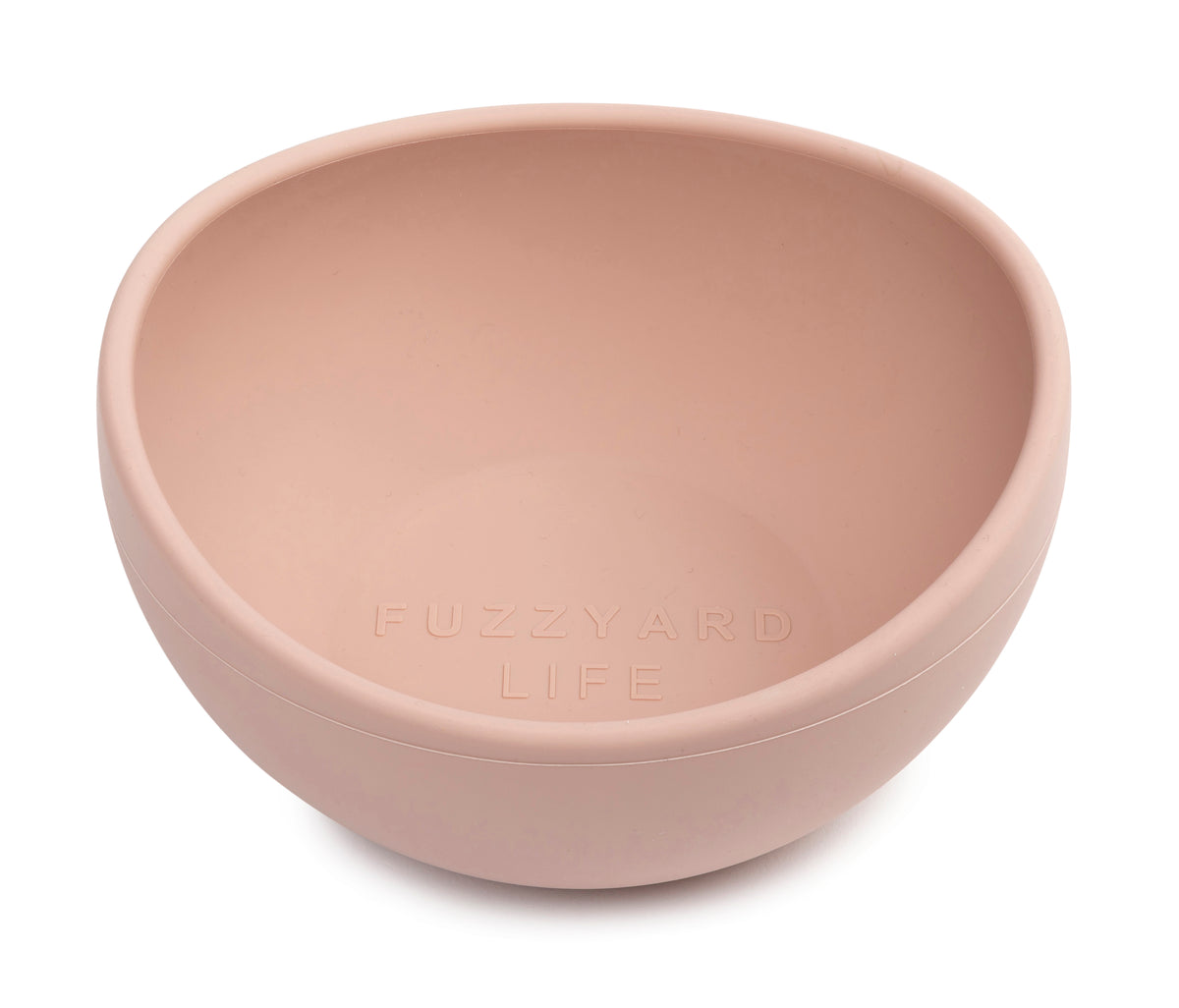 FuzzYard Life Silicone Bowl Soft Blush L