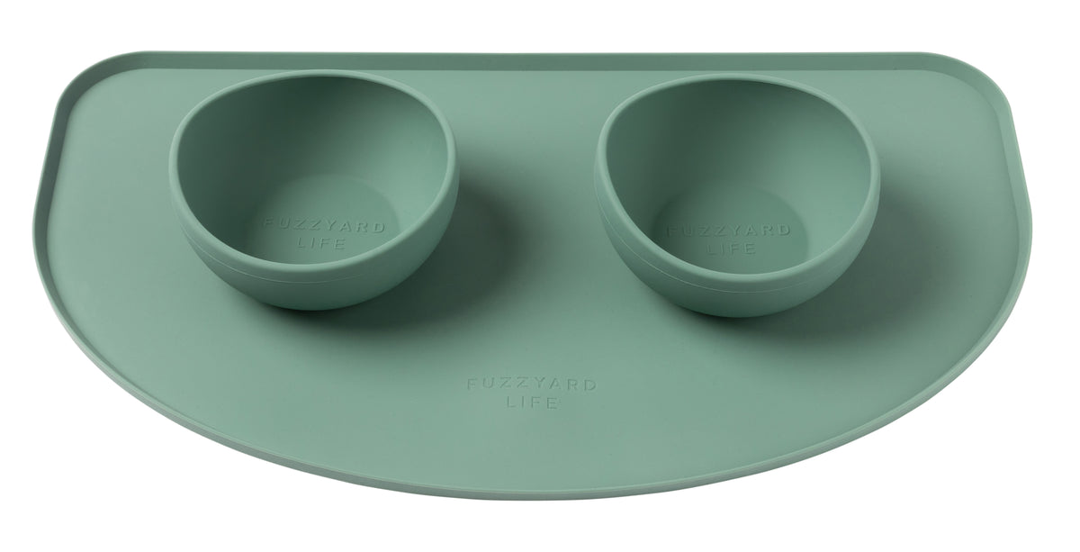 FuzzYard Life Silicone Feeding Mat Myrtle Green