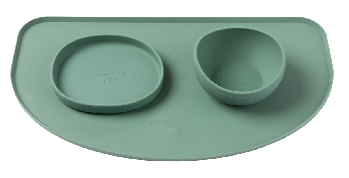 FuzzYard Life Silicone Feeding Mat Myrtle Green