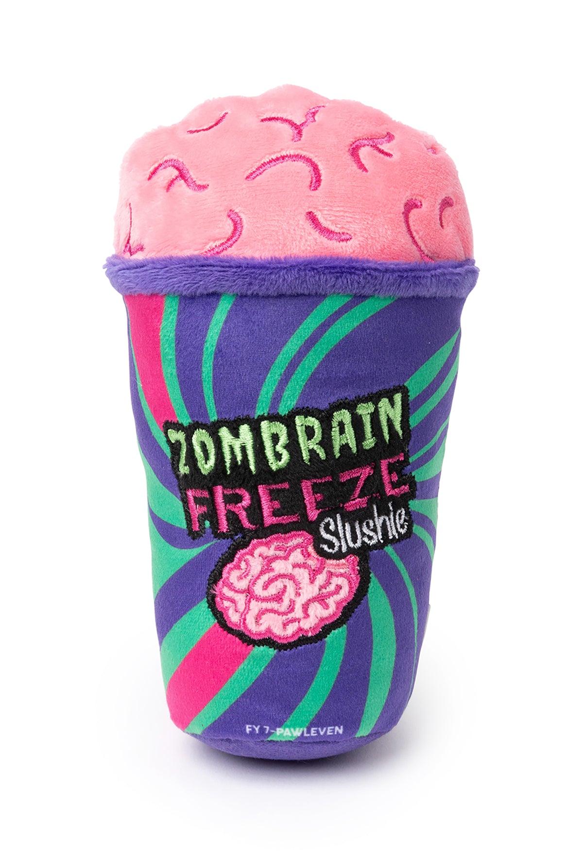 FuzzYard Dog Toy Zombrain Freeze Slushie