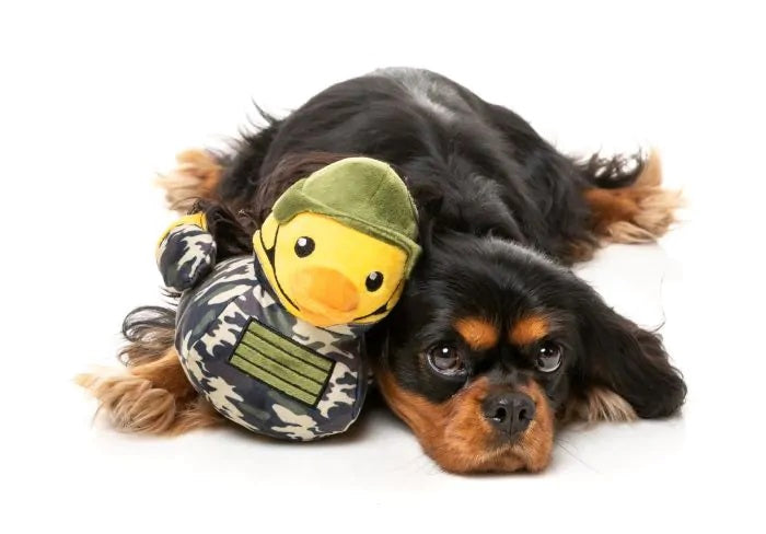 FuzzYard Commanduck Plush Dog Toy