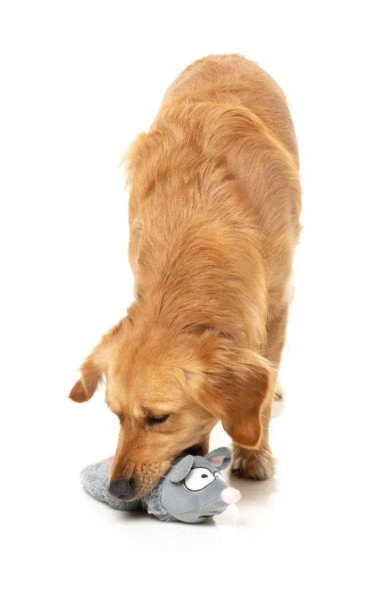 FuzzYard Rack Off Rat Plush Dog Toy