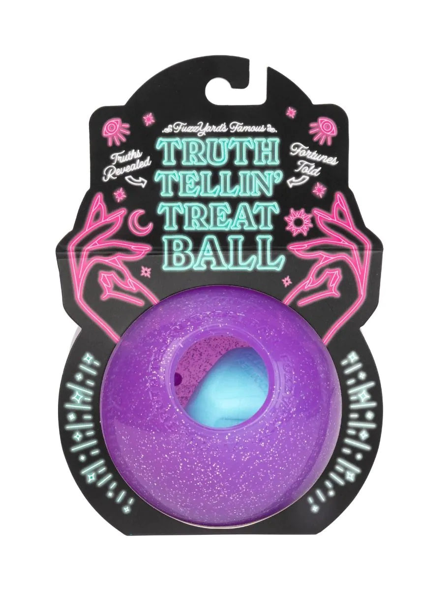 FuzzYard Truth Tellin' Treat Ball Dog Chew Toy
