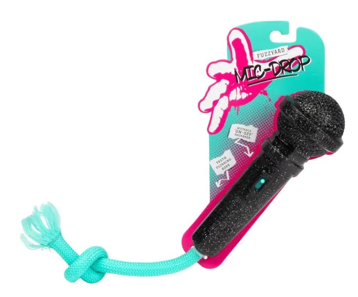 FuzzYard Mic Drop Dog Chew Toy