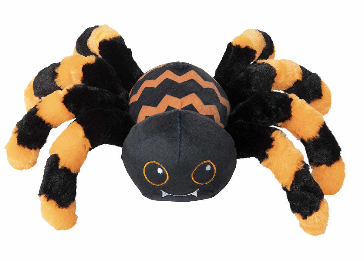FuzzYard Creepers Spider Orange/Black Large Plush Dog Toys