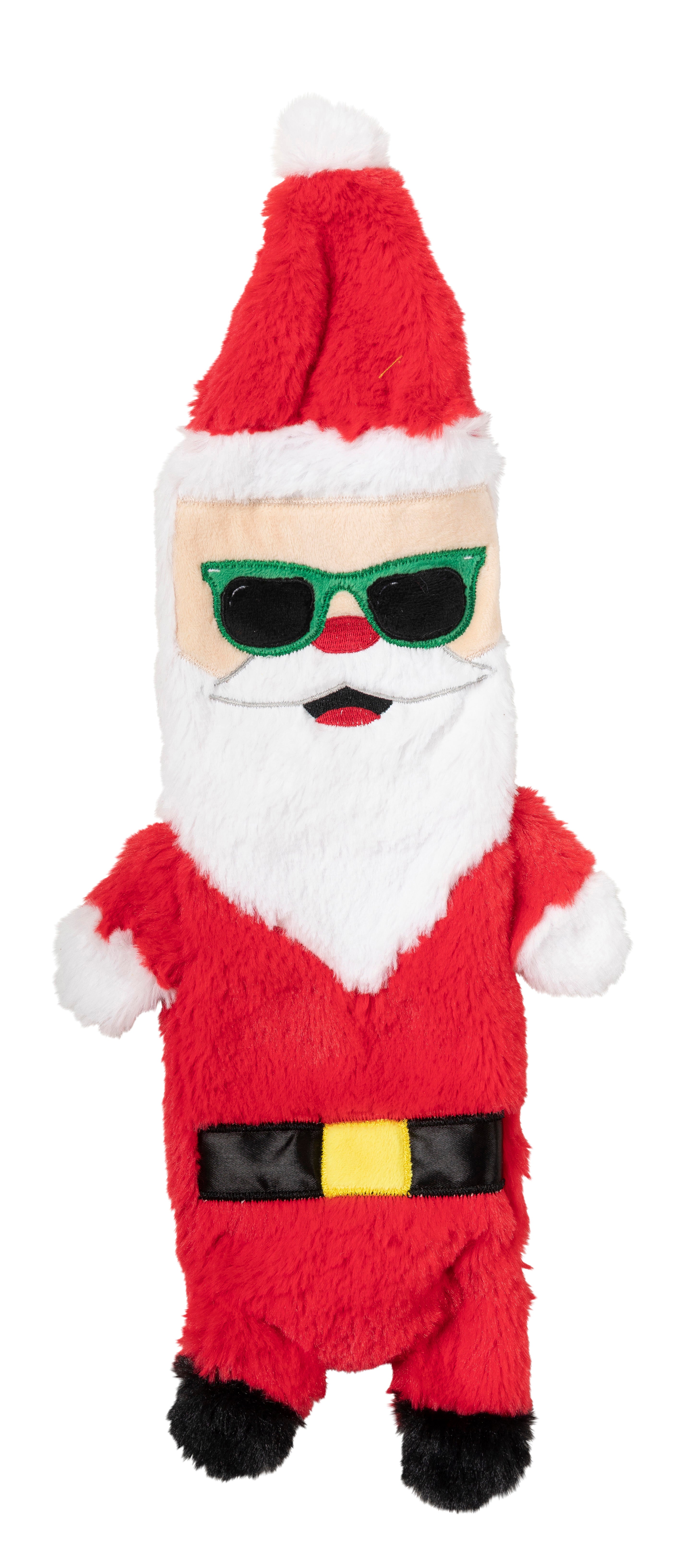 FuzzYard Flatout Santa Dog Toy