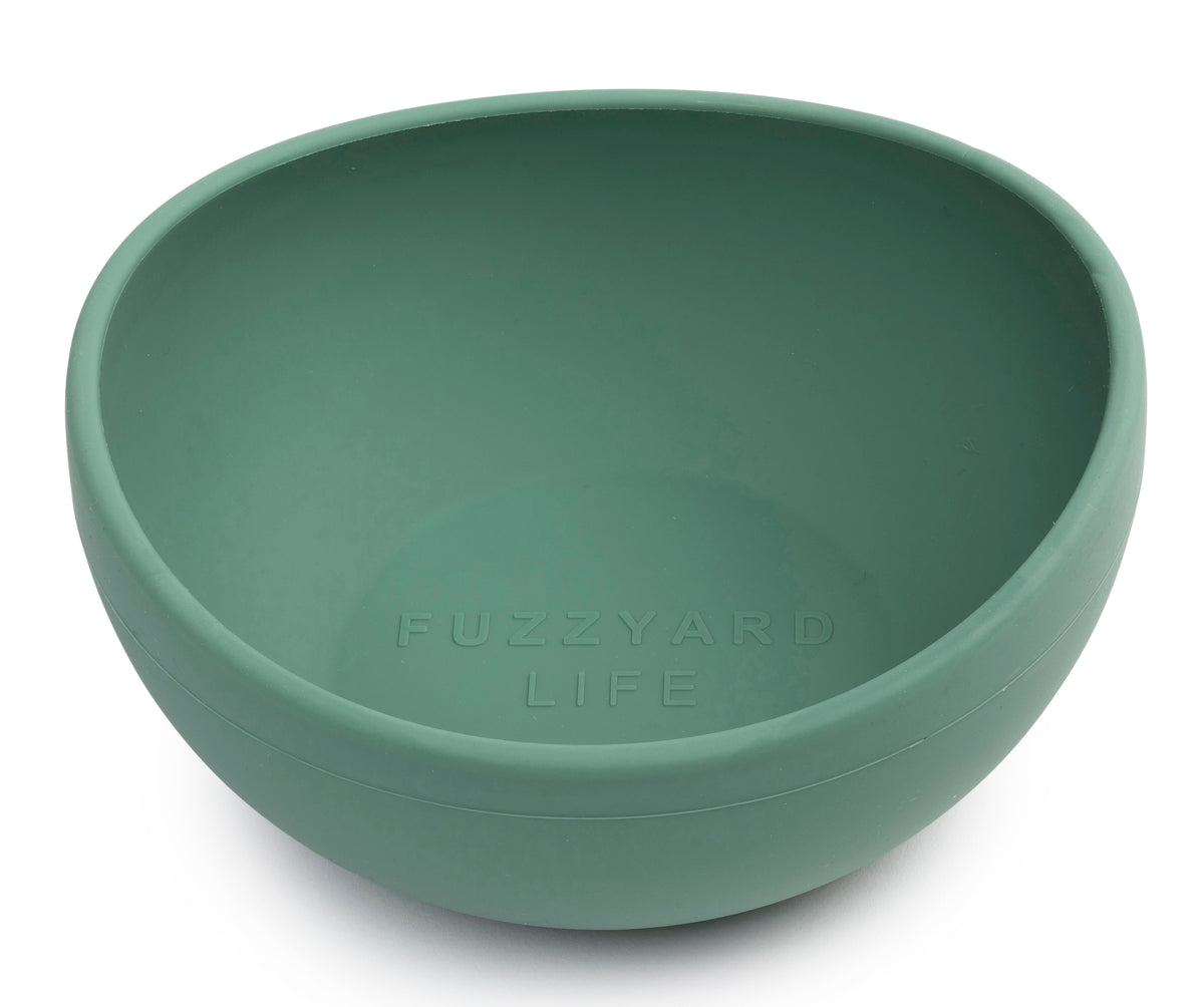 FuzzYard Life Silicone Bowl Myrtle Green L