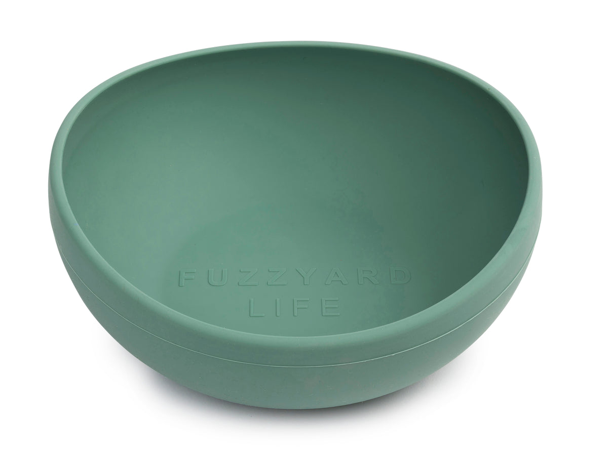 FuzzYard Life Silicone Bowl Myrtle Green L