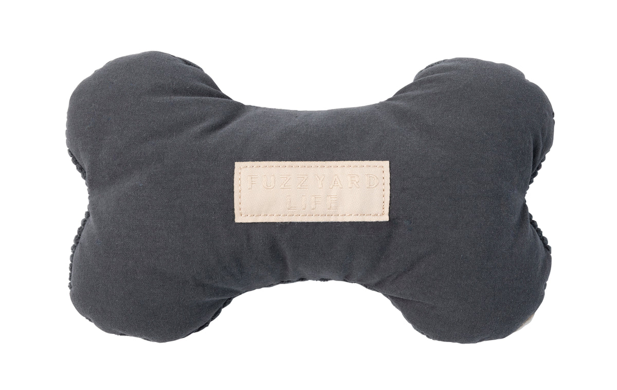 FuzzYard Life Toy Bone - Slate Grey S