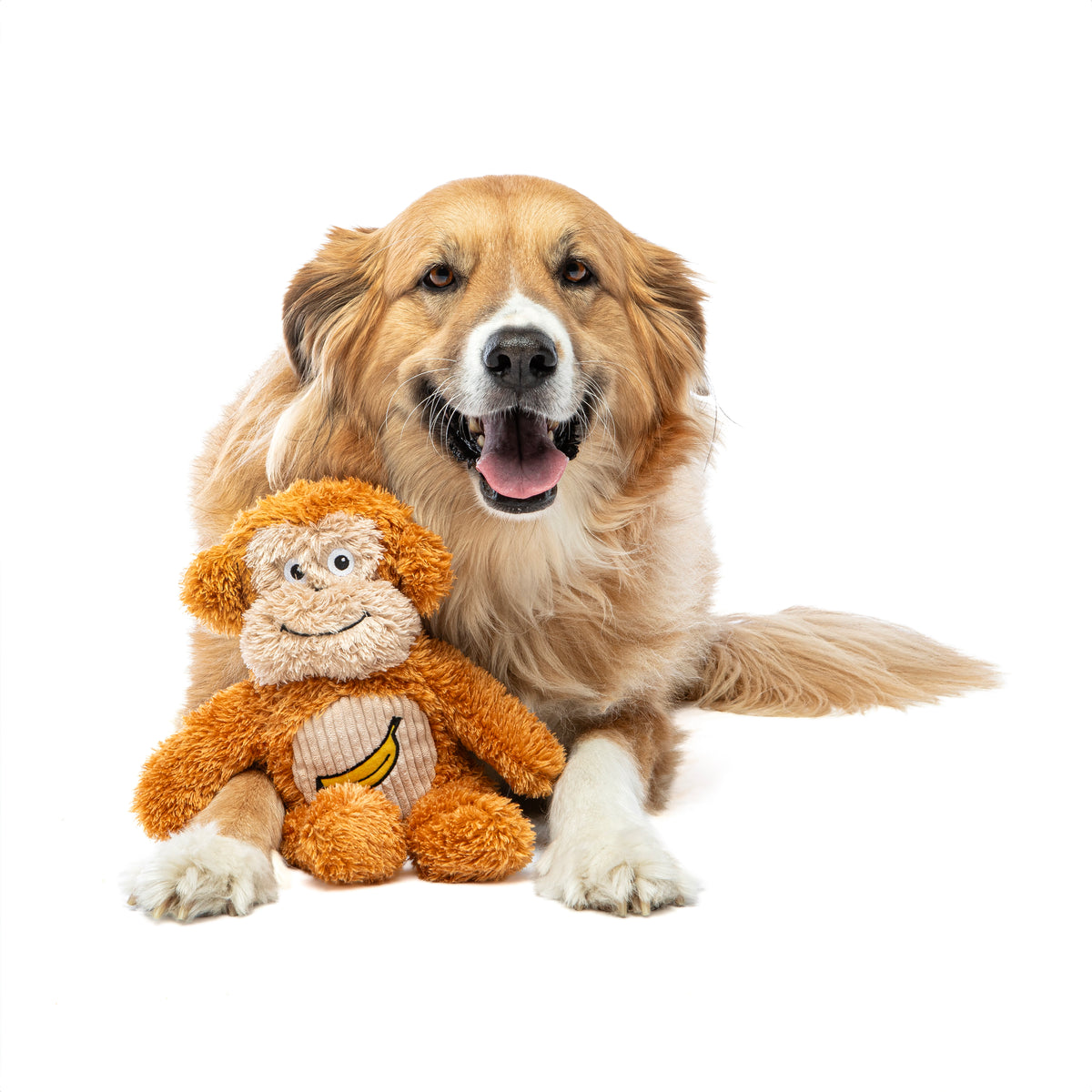 GURU Pet Company Soft Scents Monkey Plush Dog Toy Medium
