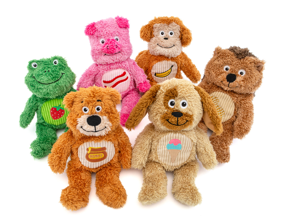 GURU Pet Company Soft Scents Bear Plush Dog Toy Medium