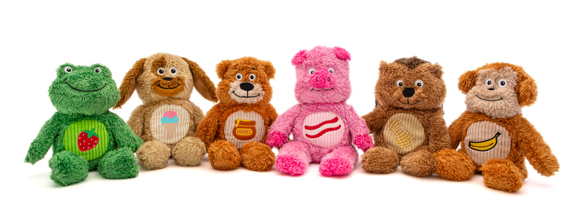 GURU Pet Company Soft Scents Bear Plush Dog Toy Medium