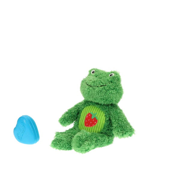 GURU Pet Company Soft Scents Frog Plush Dog Toy Medium