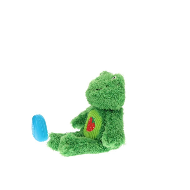 GURU Pet Company Soft Scents Frog Plush Dog Toy Medium
