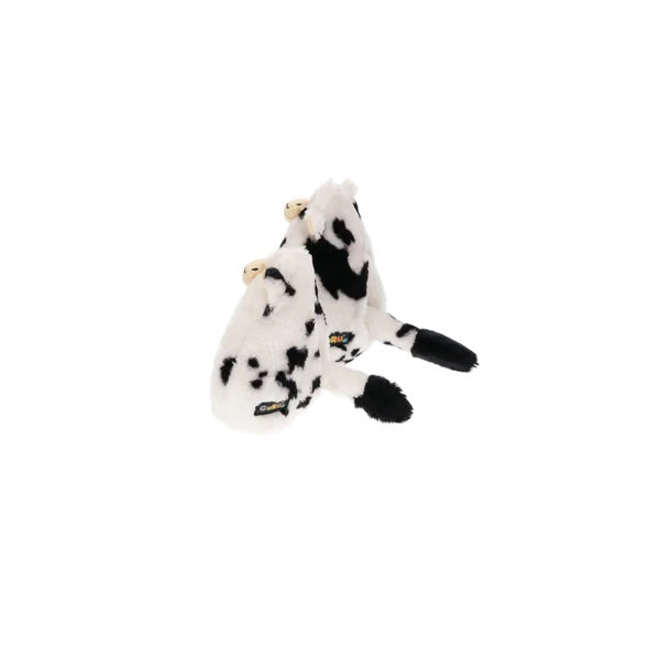 GURU Pet Company Hide-A-Tail Cow Interactive Plush Dog Puzzle Toy Medium