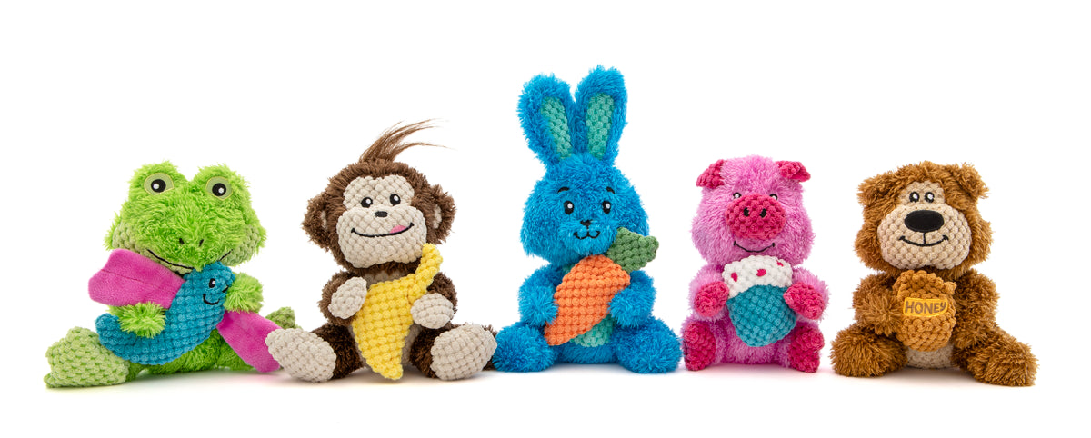 GURU Pet Company Loveys Bear Plush Dog Toy Medium