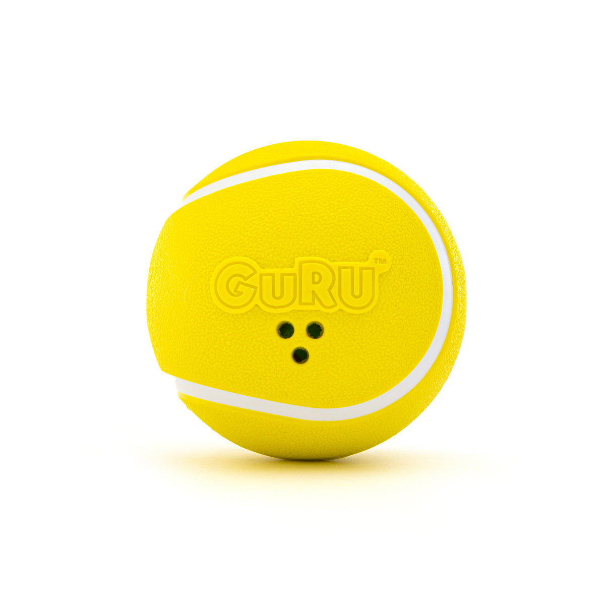 GURU Pet Company Giggling Tennis Ball Dog Fetch Toy Large