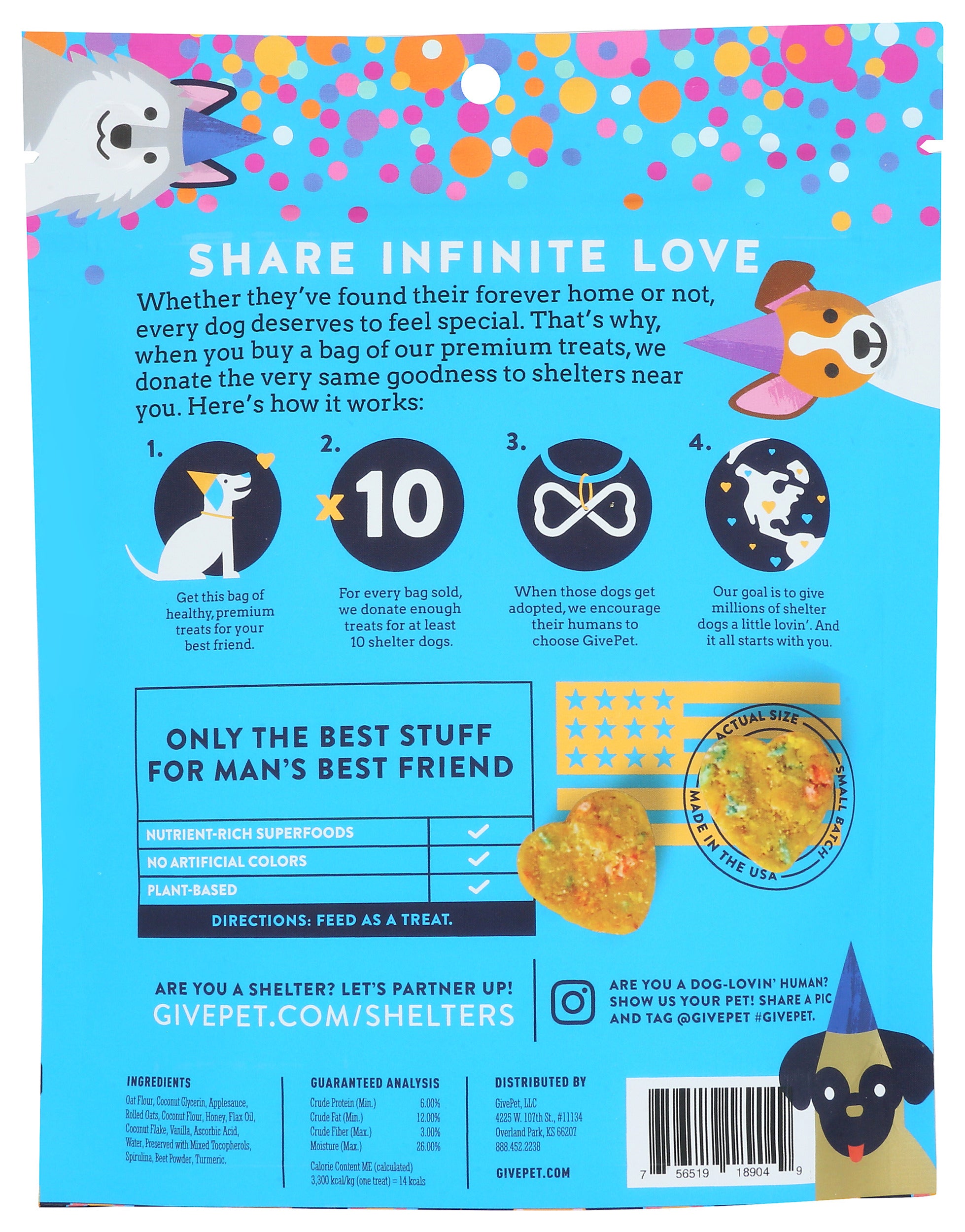 GivePet Birthday Bash 6oz Bag