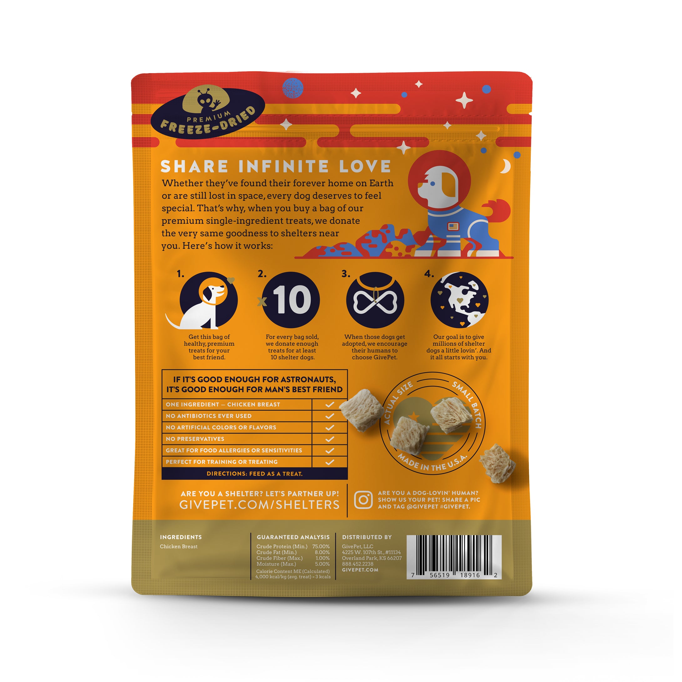 GivePet Mars Rover 3oz Bag