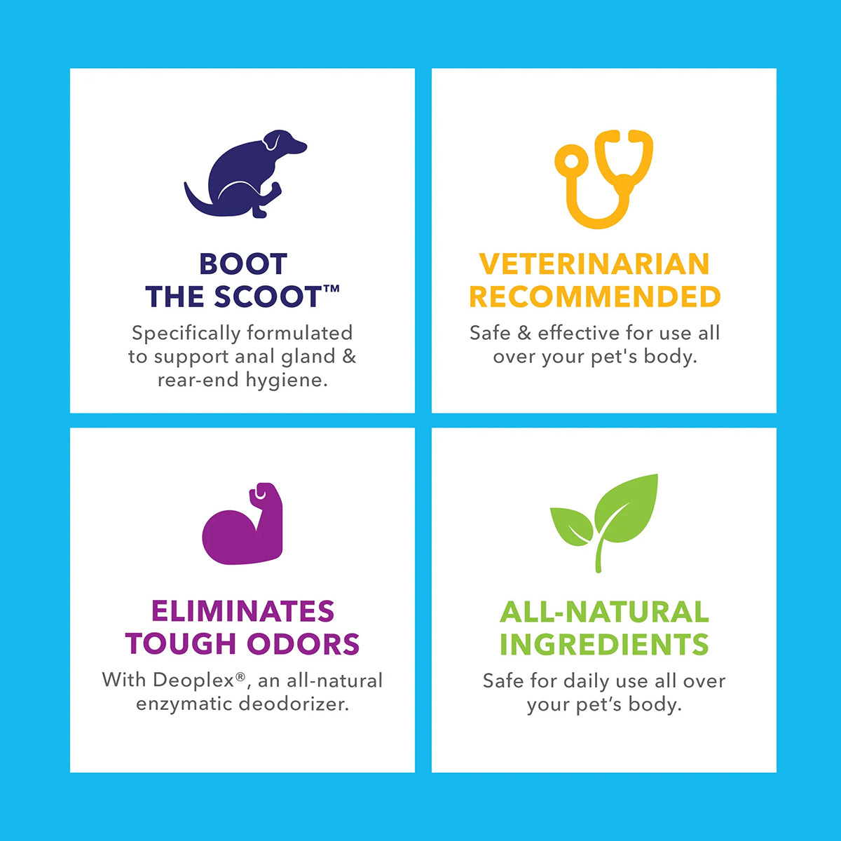 Glandex Rear End Pet Wipes Package