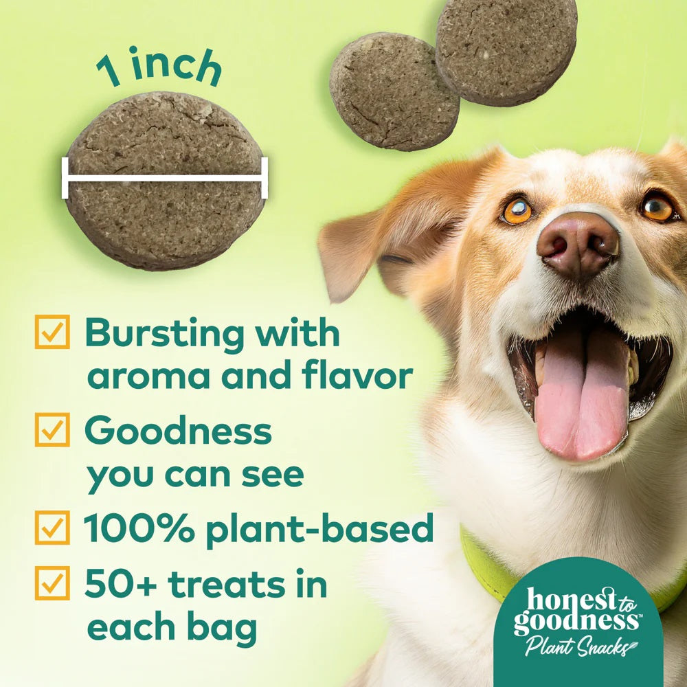 Honest To Goodness™ Plant Snacks Good Vibes Chamomile & Ginger Recipe Dog Treats 8oz