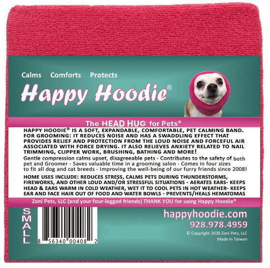 HAPPY HOODIE- SMALL PINK