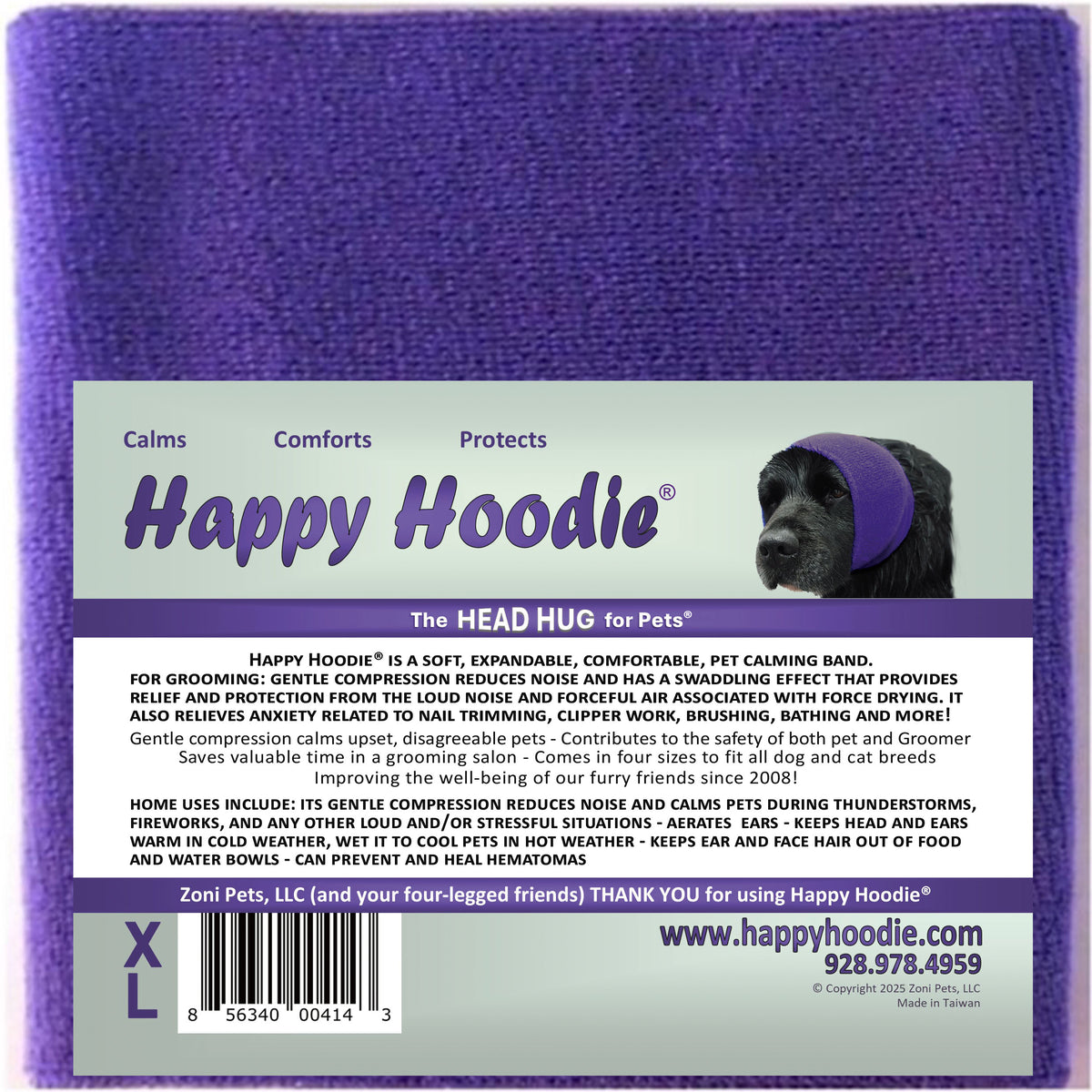 HAPPY HOODIE- XL PURPLE