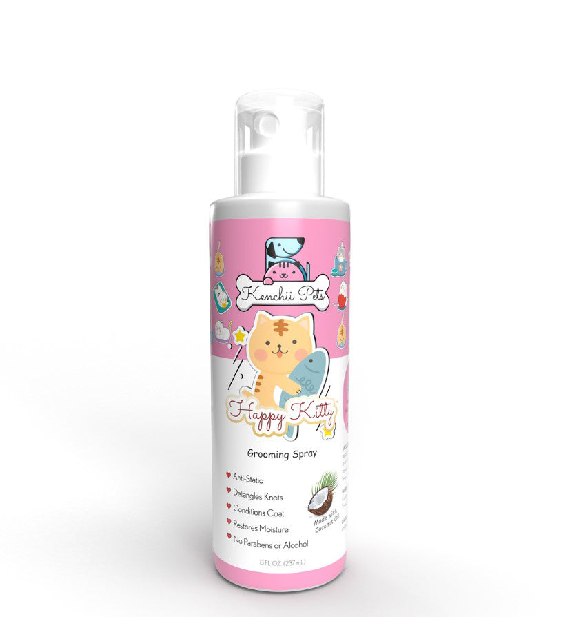 Kenchii Pets Happy Kitty 8oz Grooming Spray