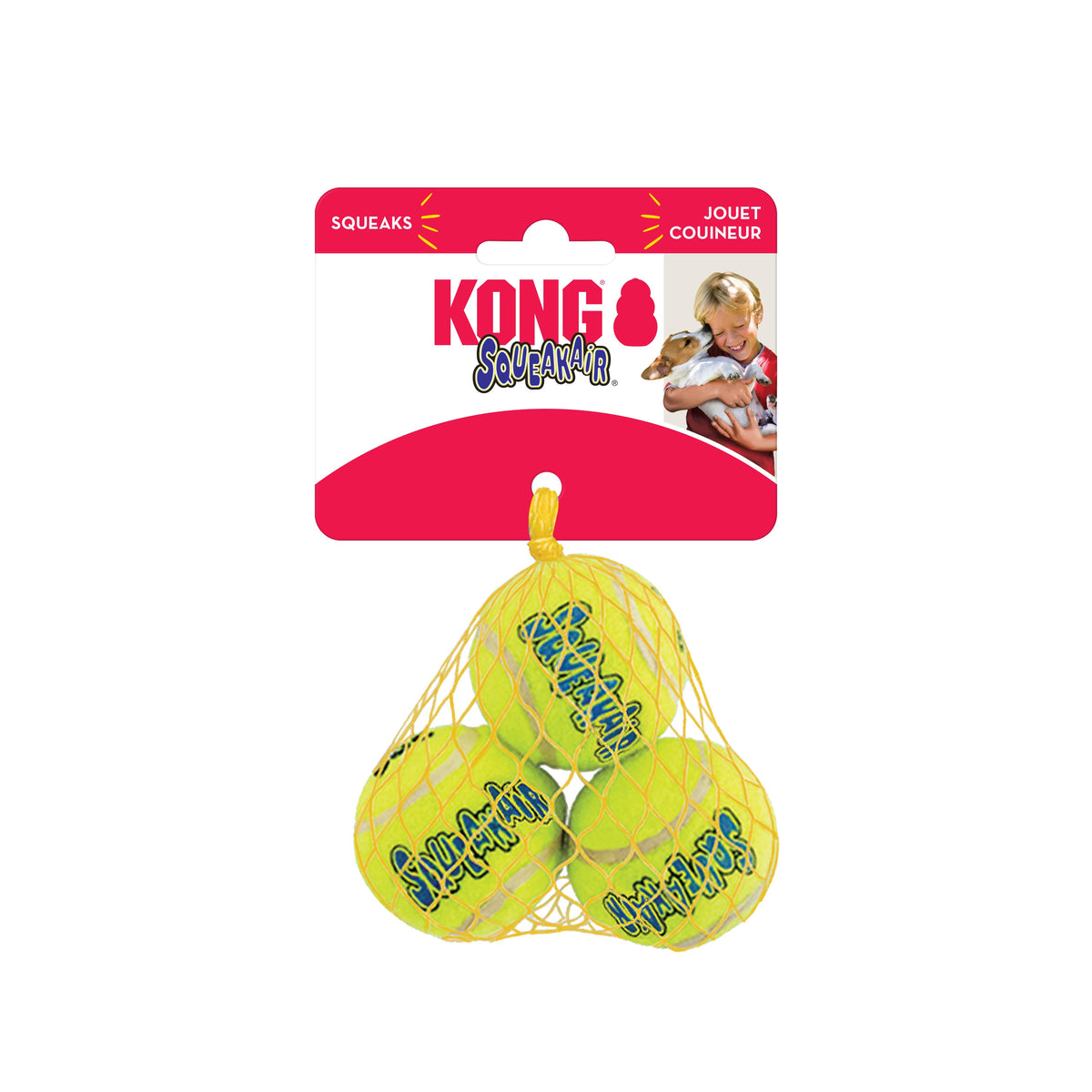 KONG® SqueakAir® Balls Dog Fetch Toy Small