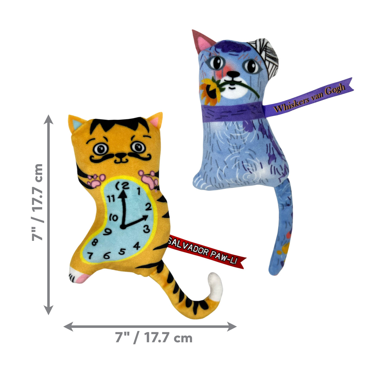 KONG® Artz Dali / van Gogh Cat Toy 2pk
