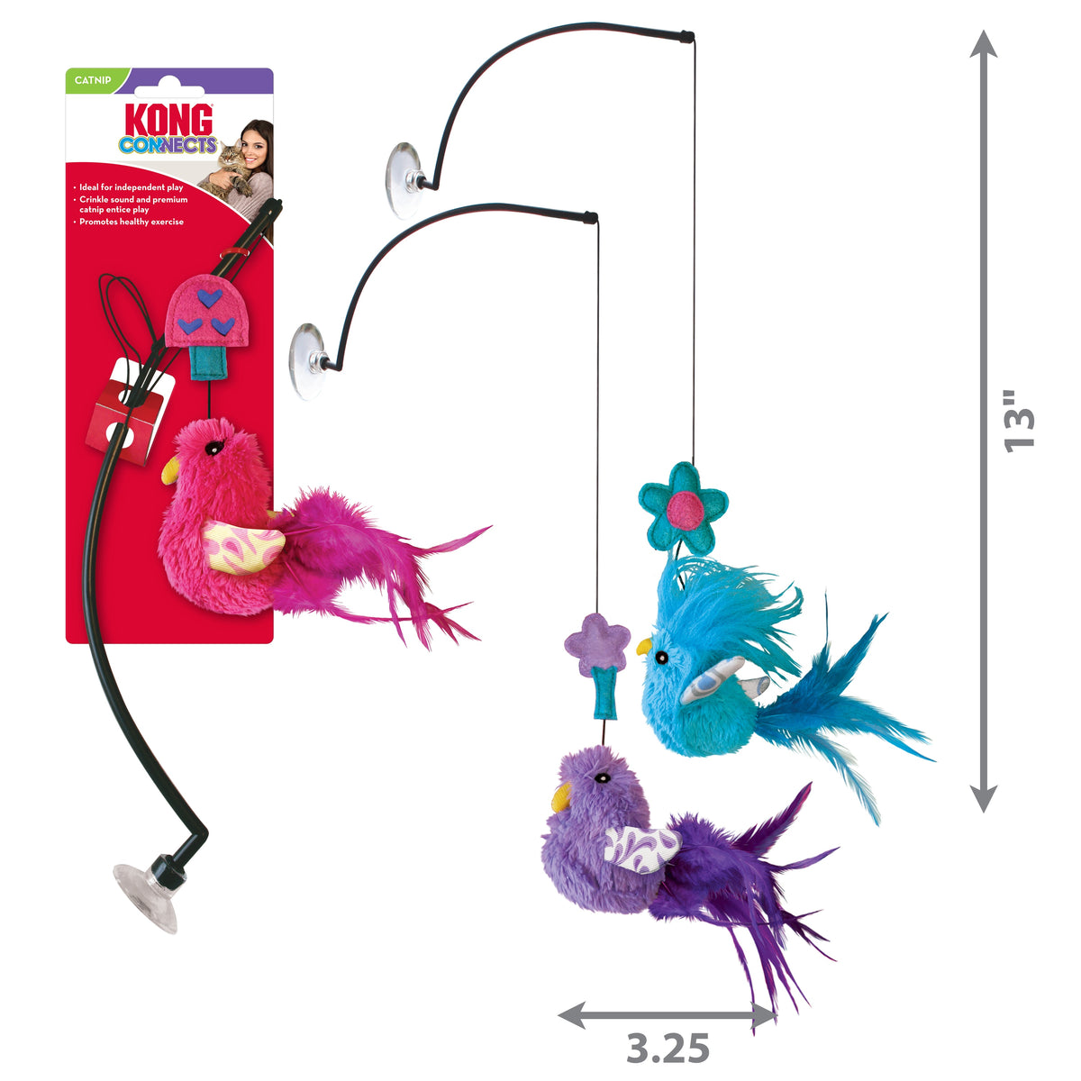 KONG® Connects Window Teaser Assorted Cat Toy