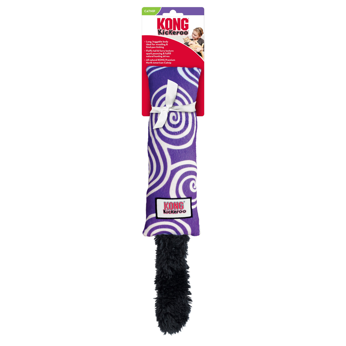 KONG® Kickeroo® Swirl Assorted Cat Toy