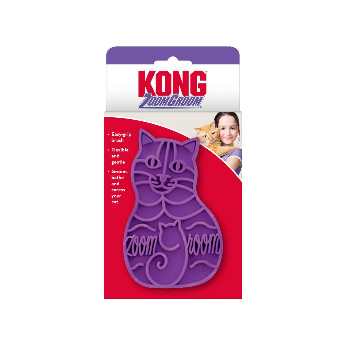 KONG® Cat ZoomGroom® Brush