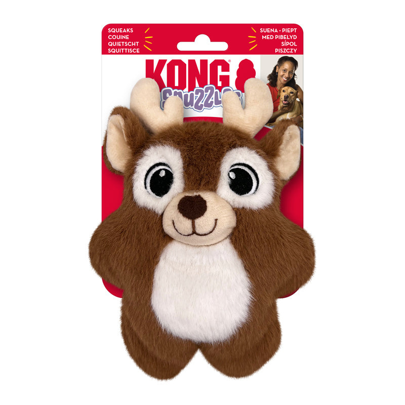 KONG Holiday Snuzzles Reindeer Sm